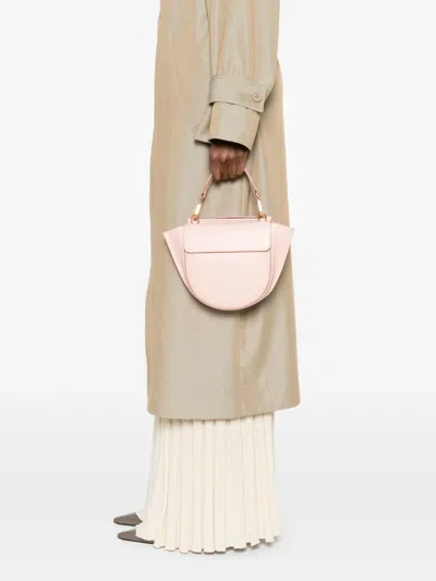 Wandler Womens Rose Petal Hortensia Mini Leather Top-handle Bag In Rosa