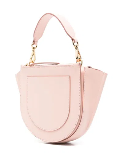 Wandler Womens Rose Petal Hortensia Mini Leather Top-handle Bag In Rosa