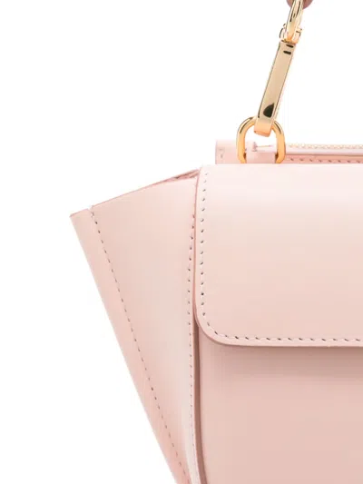 Wandler Womens Rose Petal Hortensia Mini Leather Top-handle Bag In Rosa