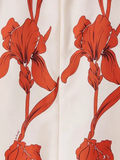 La Doublej Mini Swing Iris Dark Orange Dress In Orange