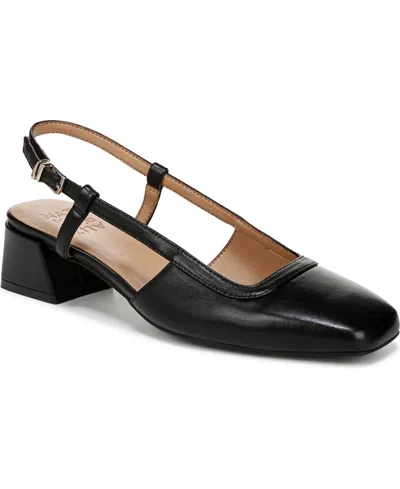 Naturalizer Harper Slingback Pump In Black Leather