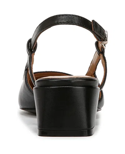 Naturalizer Harper Slingback Pump In Black Leather