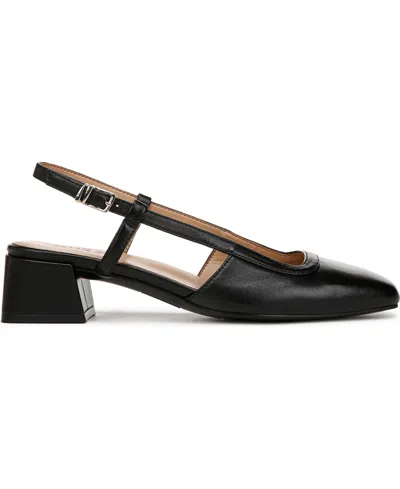 Naturalizer Harper Slingback Pump In Black Leather