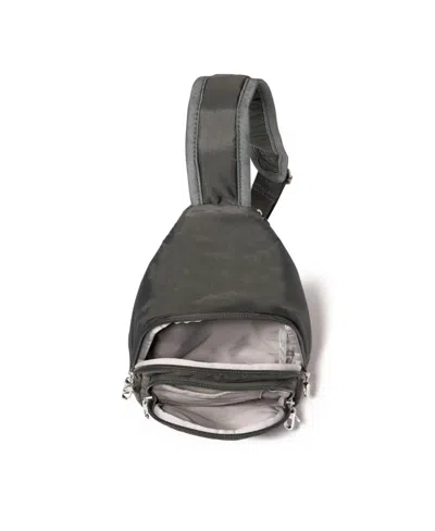 Baggallini Securtex Anti-theft Daytripper Sling Bag In Black