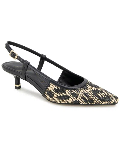Kenneth Cole New York Women's Martha Kitten Heel Pumps In Natural,black