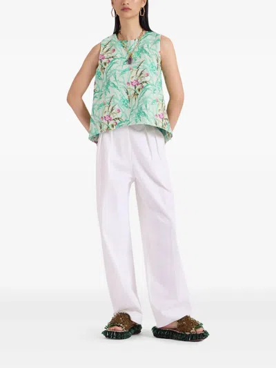 La Doublej La Scala Top In Grün