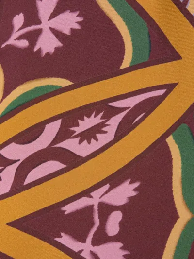 La Doublej Wrap Design Skirt In Violett