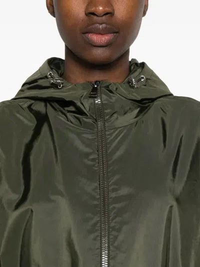 Moncler Wete Hooded Jacket In Green