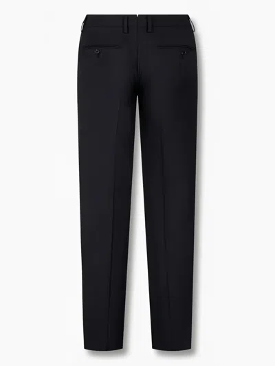 Man On The Boon. Wool Tailored Trousers In Grau