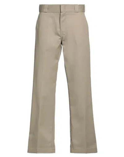Dickies Man Pants Sand Size 29w-30l Polyester, Cotton In Beige