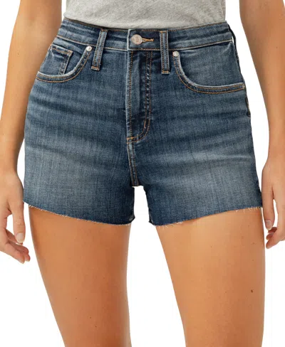 Silver Jeans Co. Women's Beau High Rise Luxe Stretch Shorts In Indigo