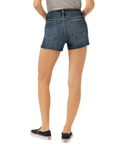 Silver Jeans Co. Women's Beau High Rise Luxe Stretch Shorts In Indigo