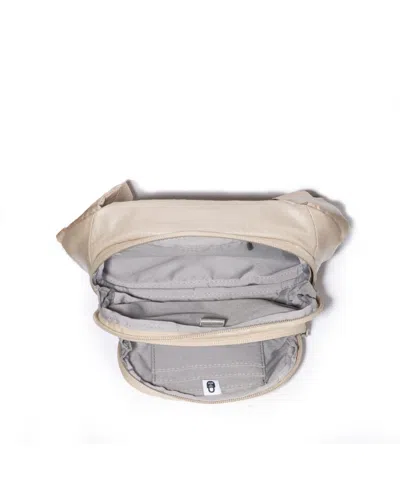 Baggallini On The Go Waist Pack Belt Bag In Chalk Gloss Ripstop