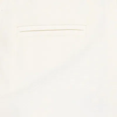 Roberto Cavalli Stretch Cotton Pants With Python Print In Ivory