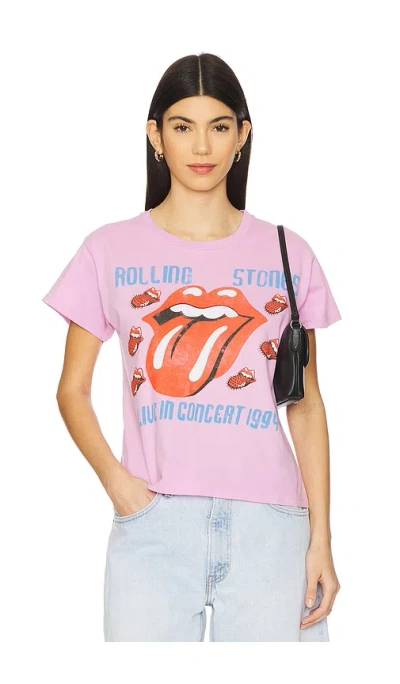 Daydreamer Rolling Stones Live 1994 Tee In Pink In Faded Lilac