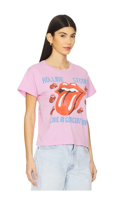 Daydreamer Rolling Stones Live 1994 Tee In Pink In Faded Lilac