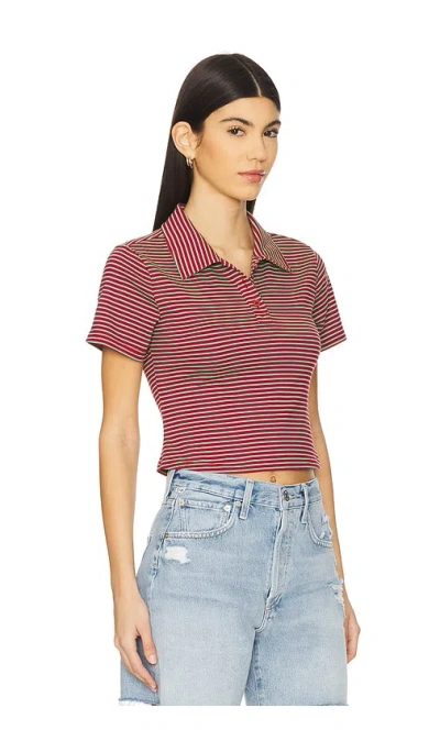 Superdown Bronin Top In 红色条纹