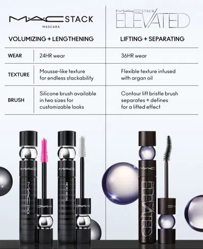Mac Stack Elevated Mascara In Black Stack