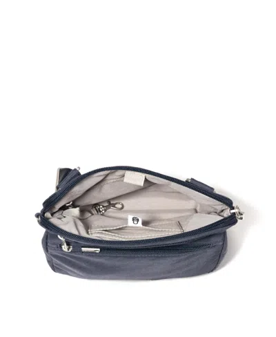 Baggallini Securtex Anti-theft Crossbody Bag In Blue