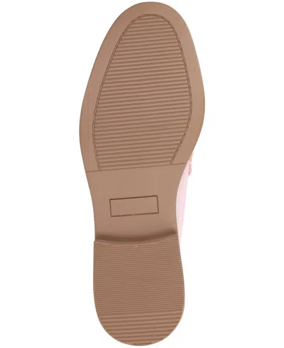 Journee Collection Women's Rainey Slip On Tailored Loafers In Pink Mesh