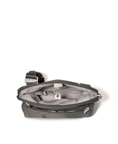 Baggallini Securtex Anti-theft Crossbody Bag In Gray