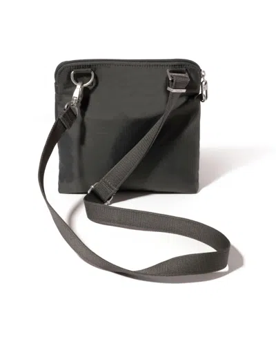Baggallini Securtex Anti-theft Crossbody Bag In Gray