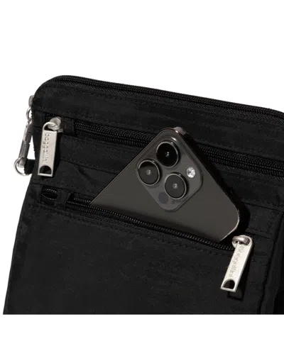 Baggallini Securtex Anti-theft Crossbody Bag In Black
