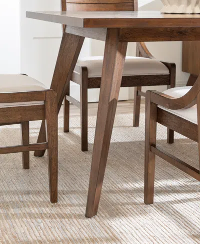 Macy's Greystone Ii Rectangular Dining Table In Brown