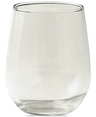 Arch Studio Stemless Wine Glasses, Set Of 8, Exclusively At Macy's In Clear