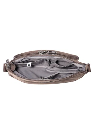 Baggallini Securtex Anti-theft Memento Crossbody Bag In Orange