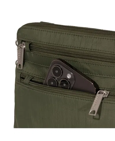Baggallini Securtex Anti-theft Crossbody Bag In Thyme
