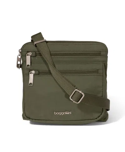 Baggallini Securtex Anti-theft Crossbody Bag In Thyme