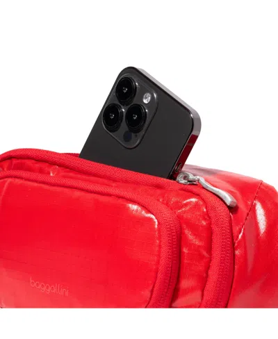 Baggallini On The Go Waist Pack Belt Bag In Lava Gloss Ripstop
