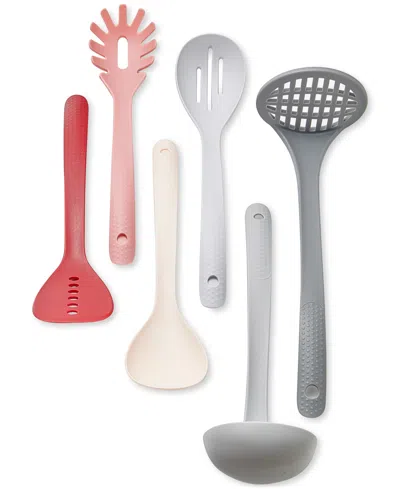 Macy's The Cellar 6-piece Magnetic Nylon Utensil Set, Exclusively At  In Red