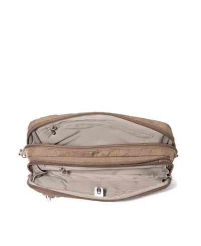 Baggallini Securtex Anti-theft Sling Belt Bag In Brown