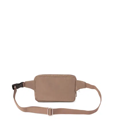 Baggallini Securtex Anti-theft Sling Belt Bag In Brown