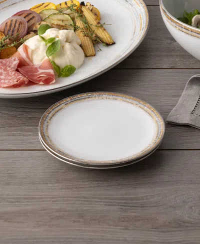 Noritake Raylan Appetizer Plates, Set Of 4 In White