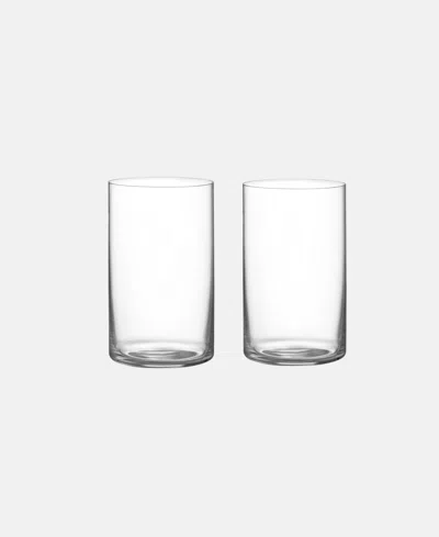 Orrefors Geometry 14 Oz. Beer Glasses, Set Of 2 In Clear