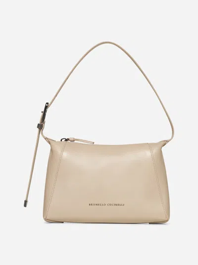 Brunello Cucinelli Leather Bc Duo Shoulder Bag