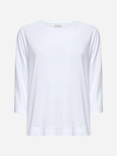 Dries Van Noten White Cotton Jersey T-shirt
