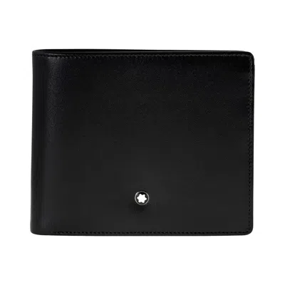 Montblanc Meisterstuck Horizontal Leather Wallet 103384 In Black