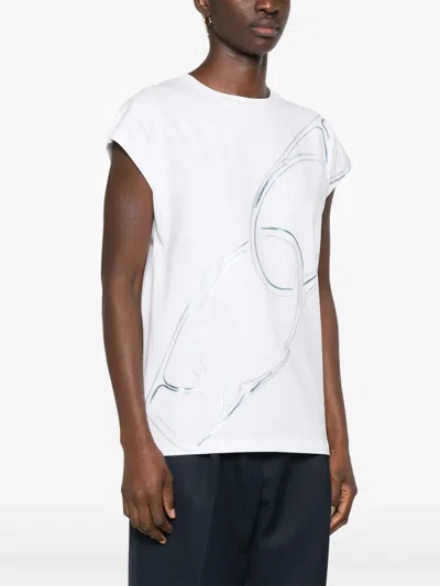 Herno Carabiner-print T-shirt In White