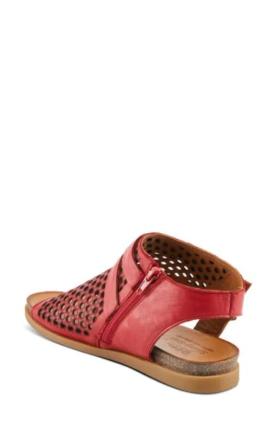 Spring Step Covington Sandal In Red