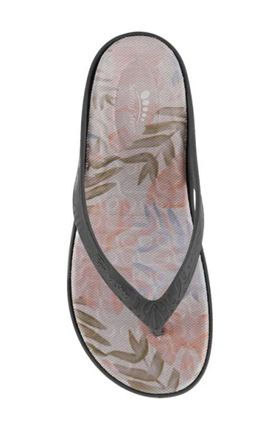 Spring Step Contilo Flip Flop In Black