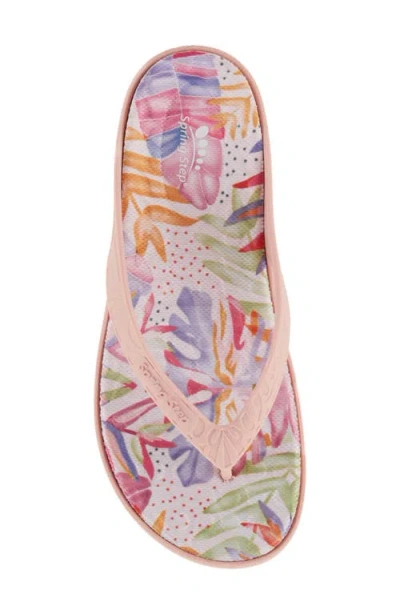 Spring Step Contilo Flip Flop In Pink