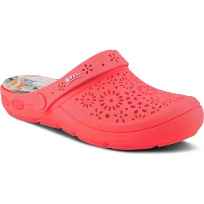 Spring Step Contigo Clog In Dark Pink