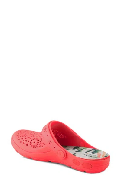 Spring Step Contigo Clog In Dark Pink