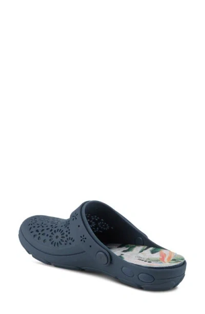 Spring Step Contigo Clog In Navy