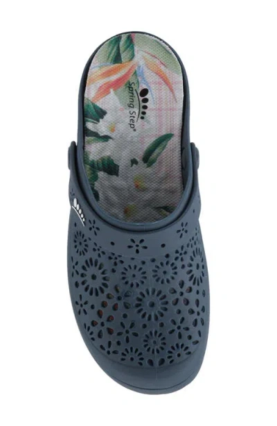 Spring Step Contigo Clog In Navy