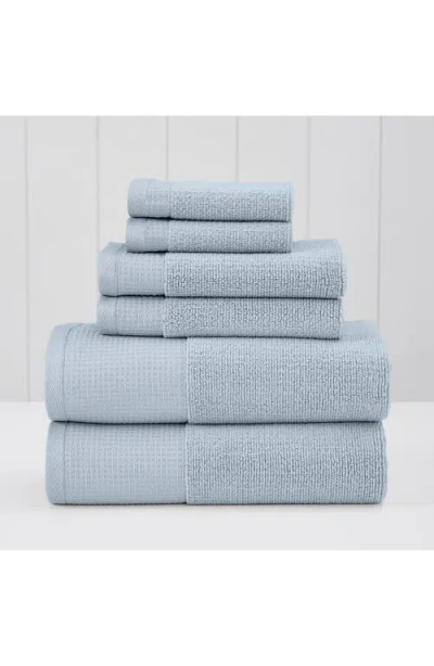 Modern Threads Waffle Rib 6-piece Towel Set In Air